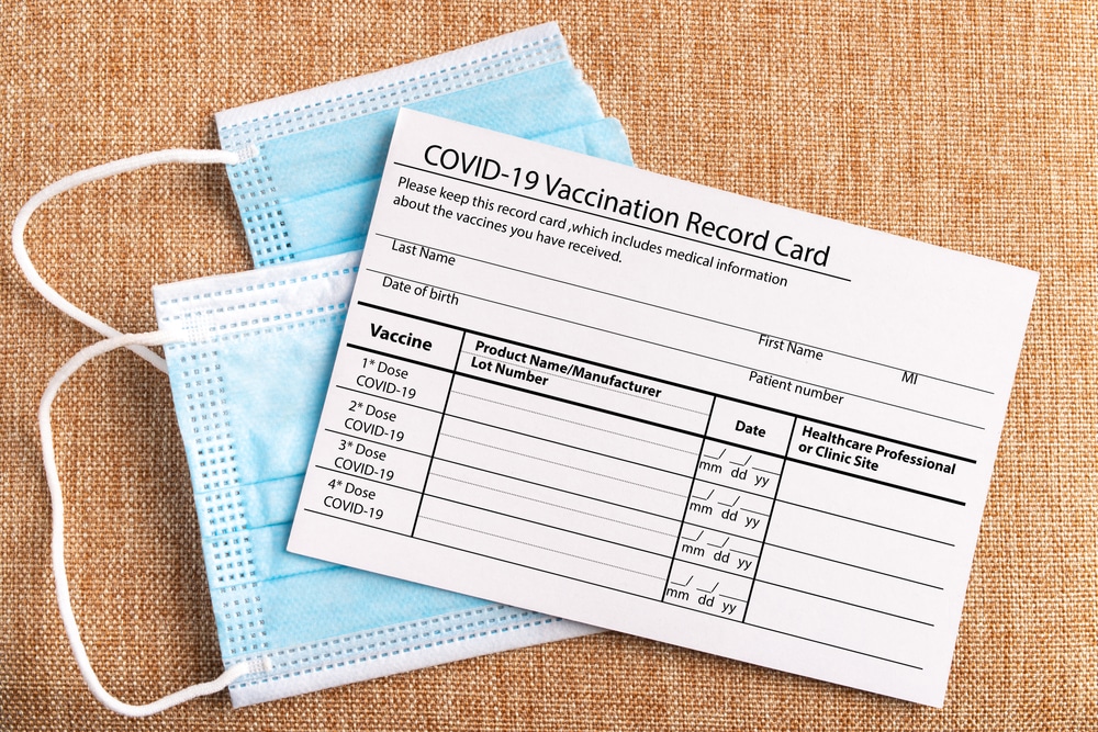 Falsified COVID-19 Vaccination Card